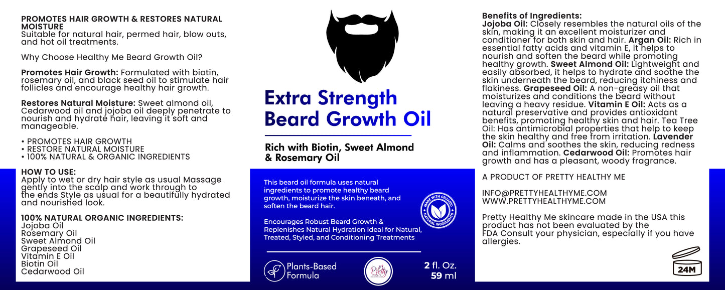 Men's All-Natural Cleansing Foam, Razor Bump Relief, Beard Growth Oil Bundle