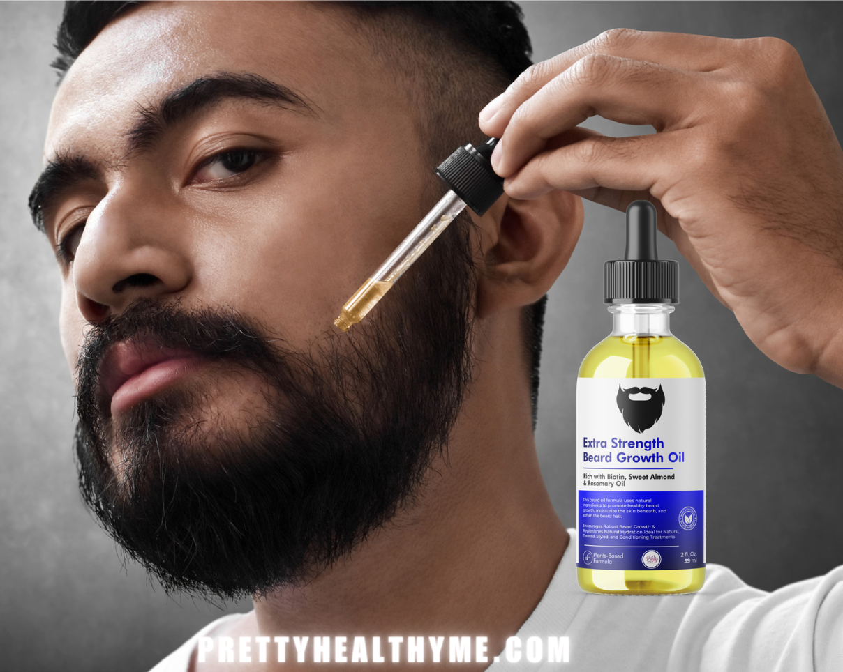 Men's All-Natural Cleansing Foam, Razor Bump Relief, Beard Growth Oil Bundle